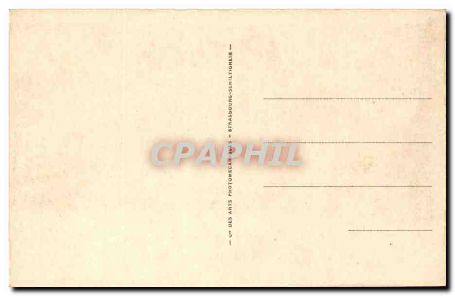 CPA Histoire Chateau de Saint Cloud Estampe de 1730 — Rückseite