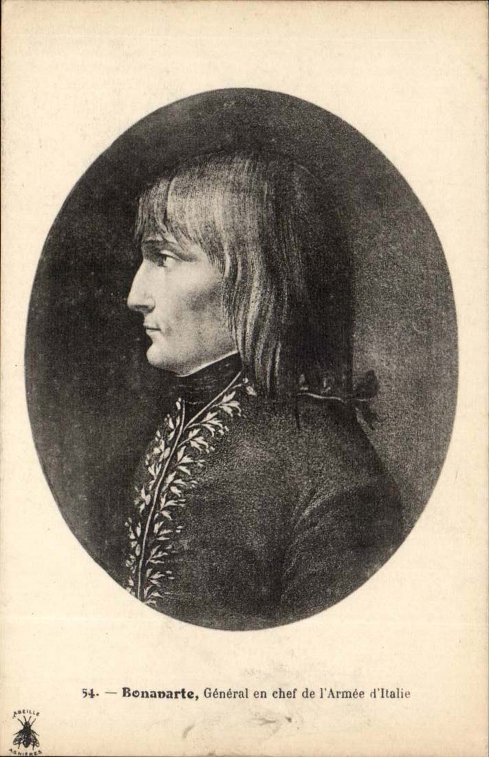 CPA Histoire de la Revolution Bonaparte Napoleon Generale en chef de l'armee d'Italie