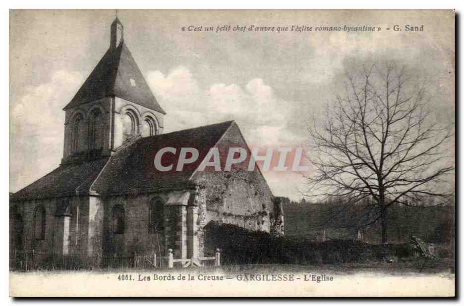 Gargilesse — L'Église — Les Bords de la Creuse
