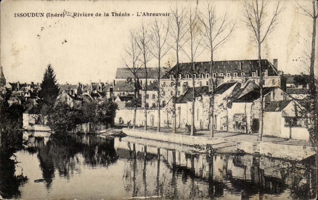 Issoudun (Indre) — Rivière de la Théols - L'Abreuvoir
