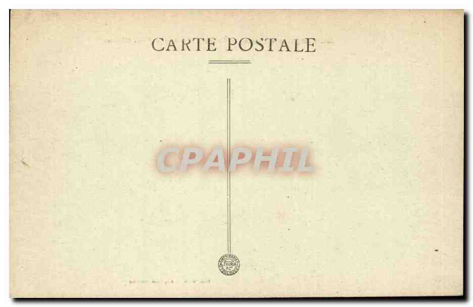 Gargilesse (Indre) — Ansicht der Kirche und des alten Schlosses — Sammlung G. G. et fils, Châteauroux — Rückseite