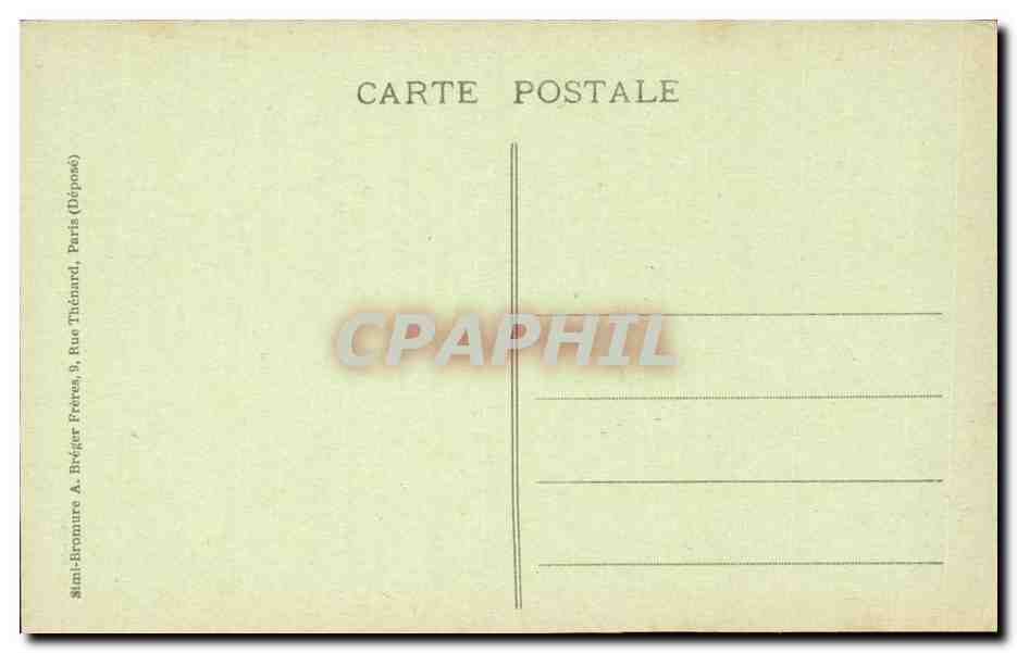 Chabrîs - La Poste — Édit Datureau — Achterkant
