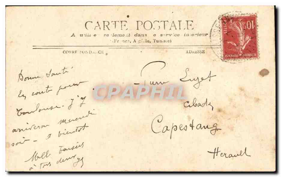 CPA Fantaisie Femmes Elegantes Annees folles — Verso