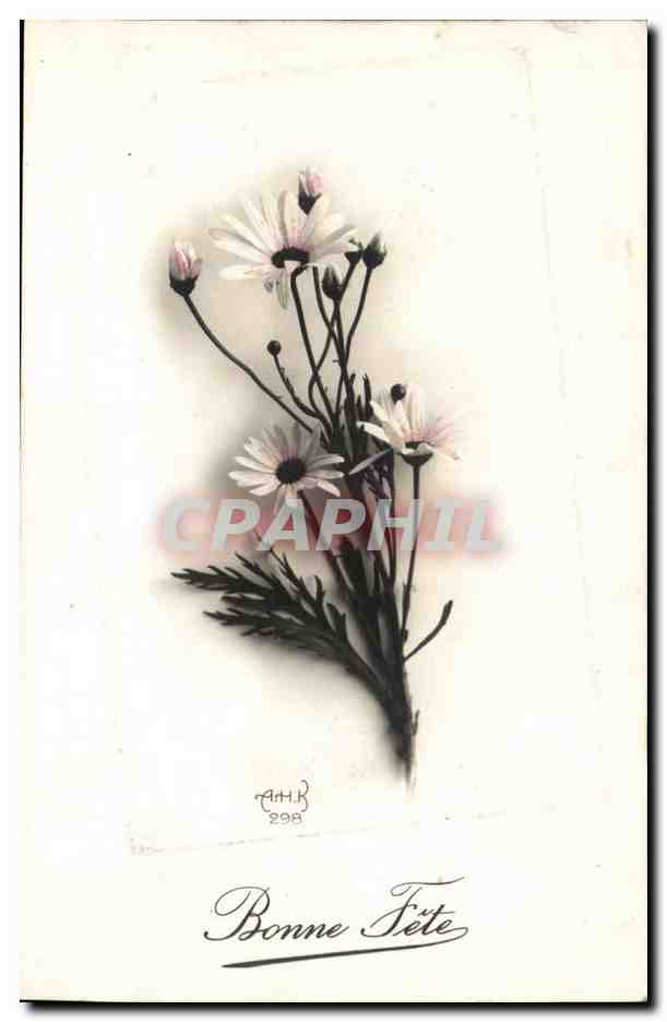 CPA Fantaisie Bonne fete FLeur