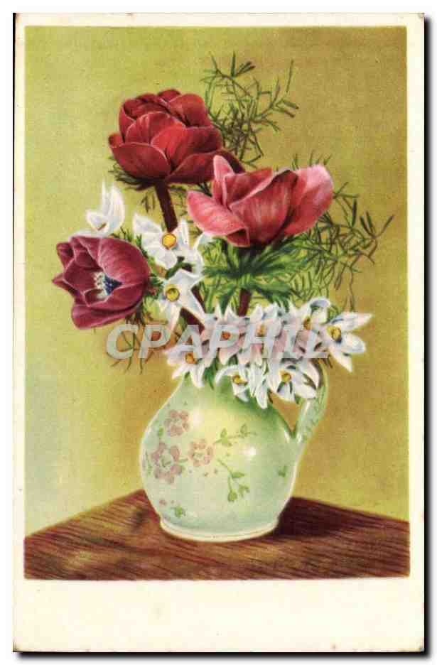 CPA Fantaisie Bonne fete FLeur
