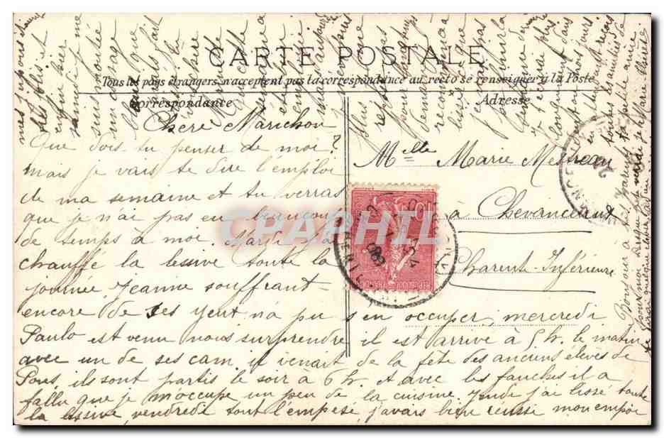 CPA Fantaisie Couple Il sait si bien dire je t'aime qu'un tendre coeur l'absout sans peine (couple) — Rückseite
