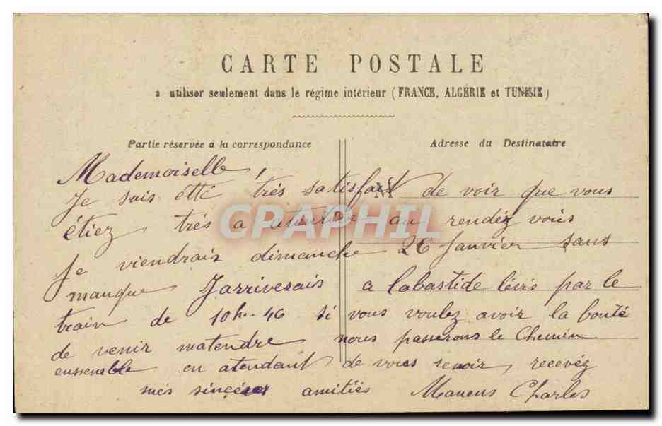 CPA Fantaisie Femme Toujours a toi (couple) — Rückseite