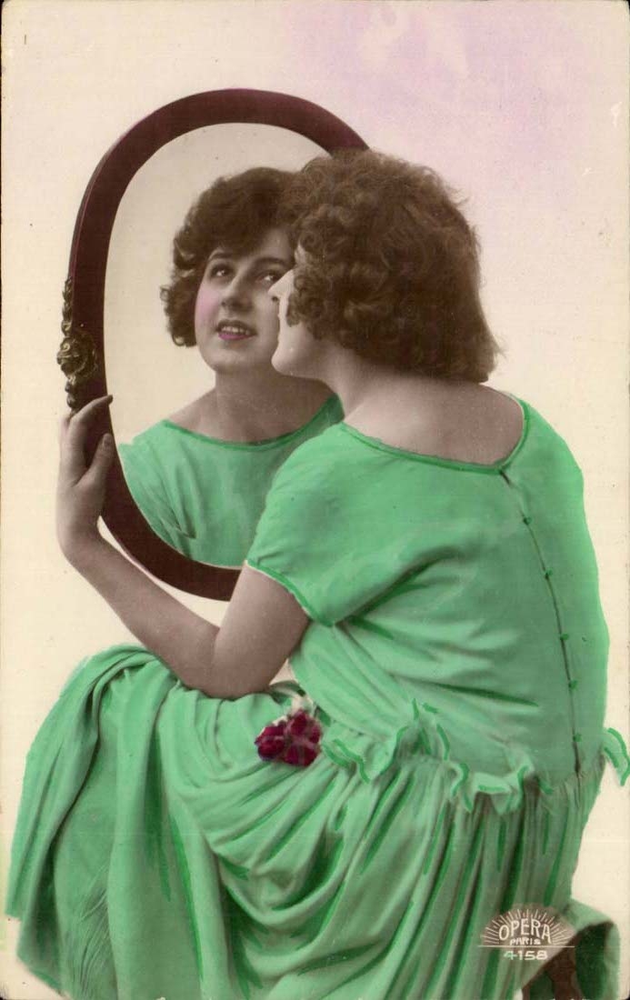 CPA Fantaisie Femme 