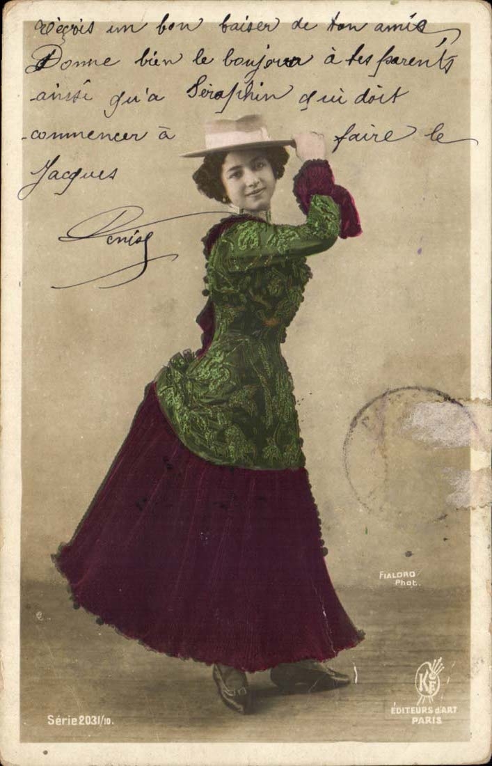 CPA FAntaisie Femme
