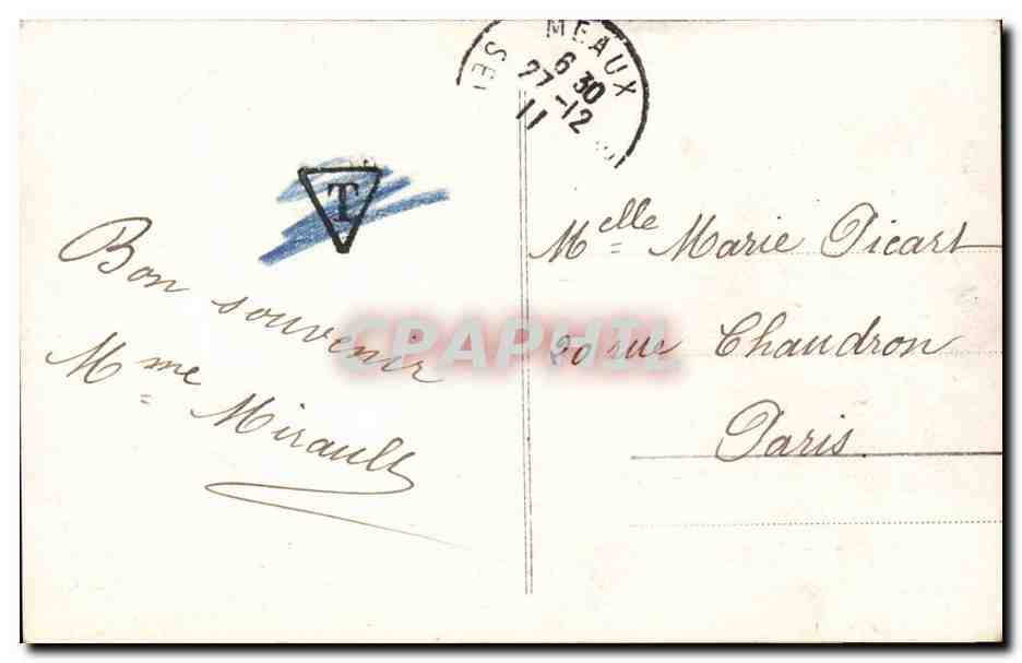 CPA Fantaisie Voeux Joteaux noel ange angel — Rückseite