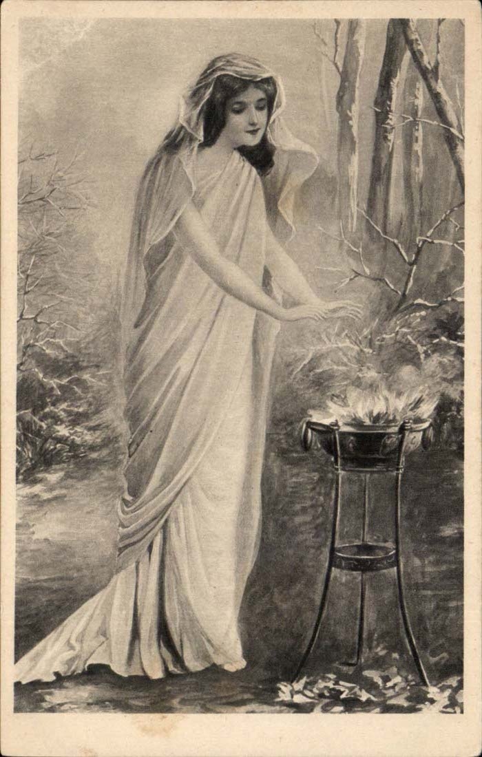 CPA Fantaisie Femme