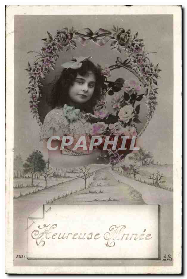 Junge Frau in einem Blumengestell — J.E. Paris — Nr. 2534