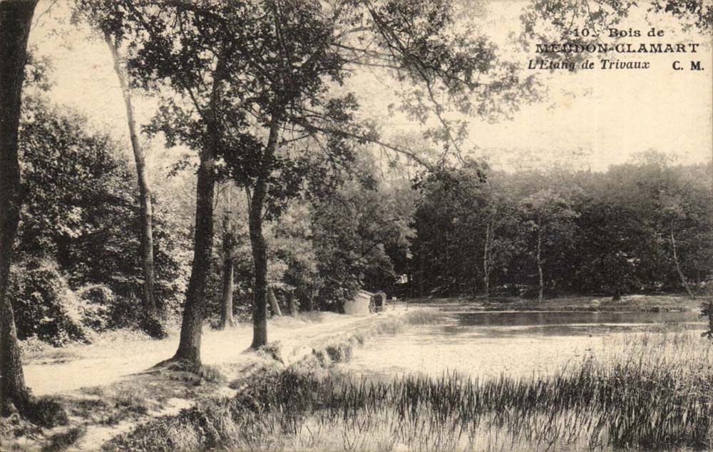CPA Bois de Clamart l'etang de Trivaux