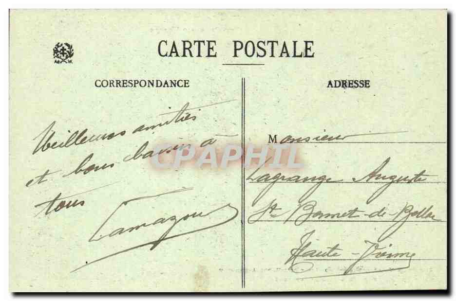 Les Cols des Vosges — Vue de la vallée de Munster, prise de l'hôtel Altenhöho — Ad. Welch, Série 3483 — Reverso
