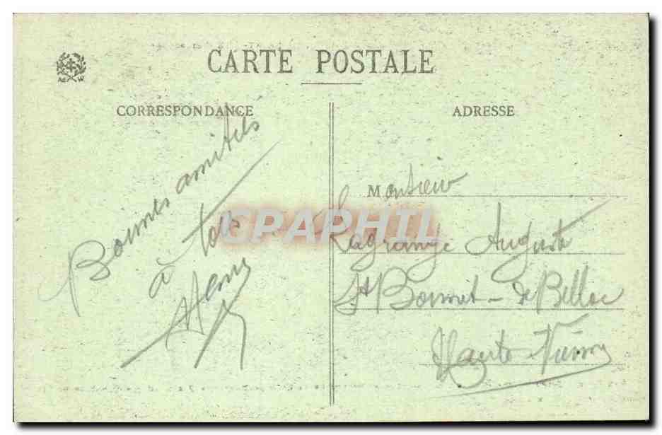 CPA Saint Die Aux roches Saint Martin situees au dessus de la cote St Martin  — Rückseite