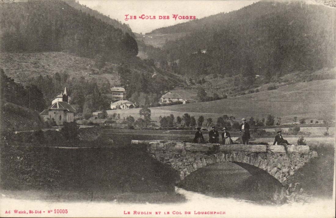 Cols des Vosges CPA Le Rudlin et le col de Louschpach