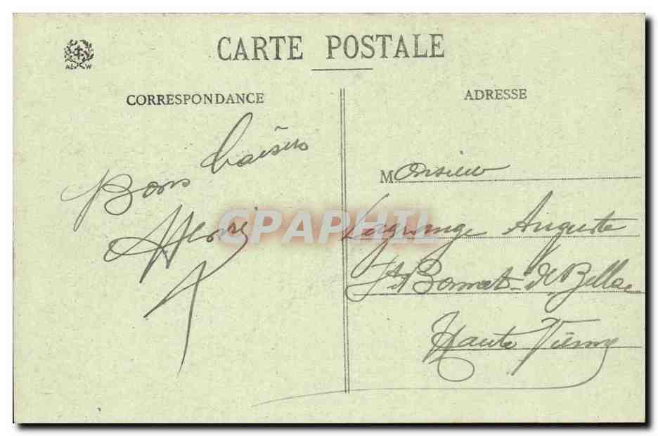 Cols des Vosges CPA Le Rudlin et le col de Louschpach — Rückseite
