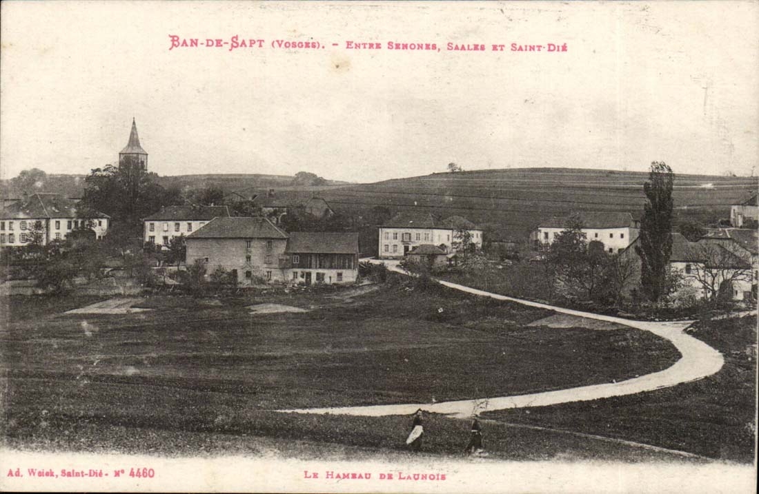 Ban-de-Sapt (Vosges) — Le Hameau de Launois — Ad. Weiek, Saint-Dié, N° 4480