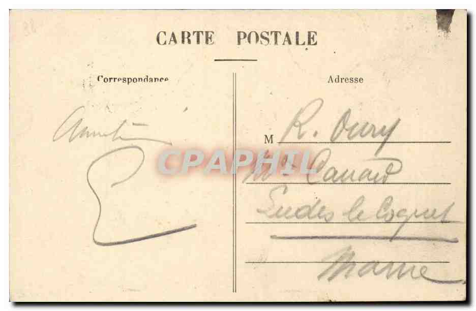 Le Val d'aJol vu du Grand Hotel de la Feuillee Dorothe CPA — Rückseite