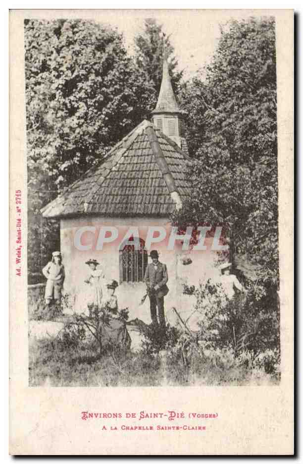 Environs de Saint Die CPA A la chapelle sAinte Claire