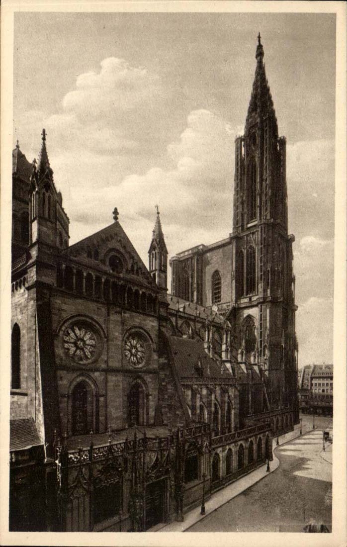 Strasbourg CPA La cathedrale Cote Nord