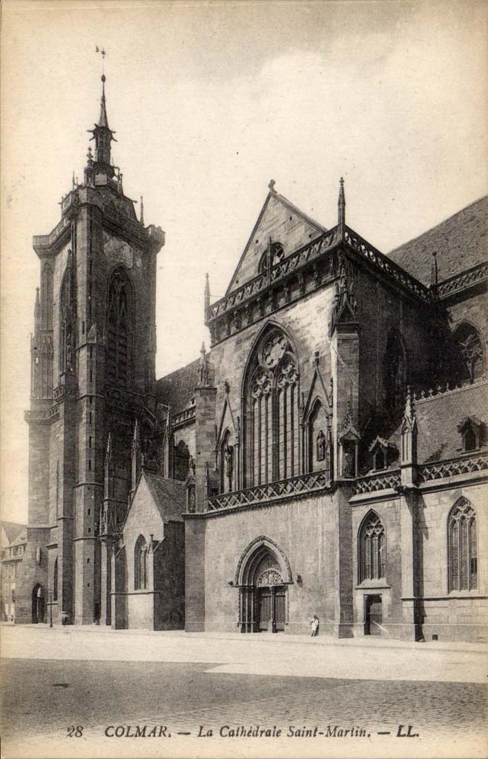Colmar CPA La cathedrale Saint Martin