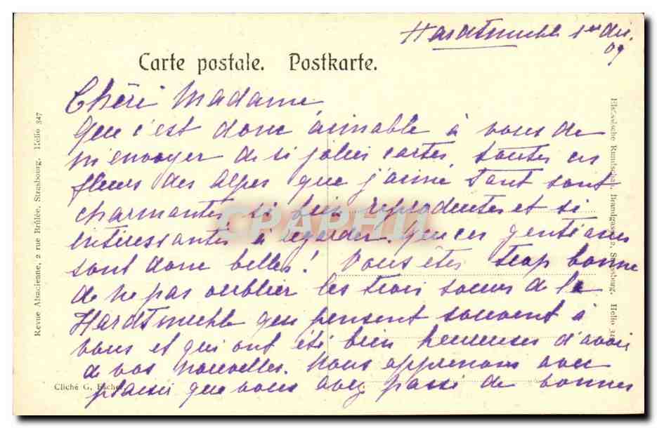 Molsheim CPA  — Rückseite