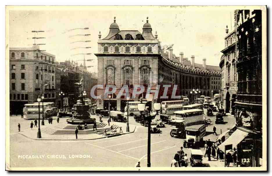 Grande Bretagne CPA London Piccadilly Circus