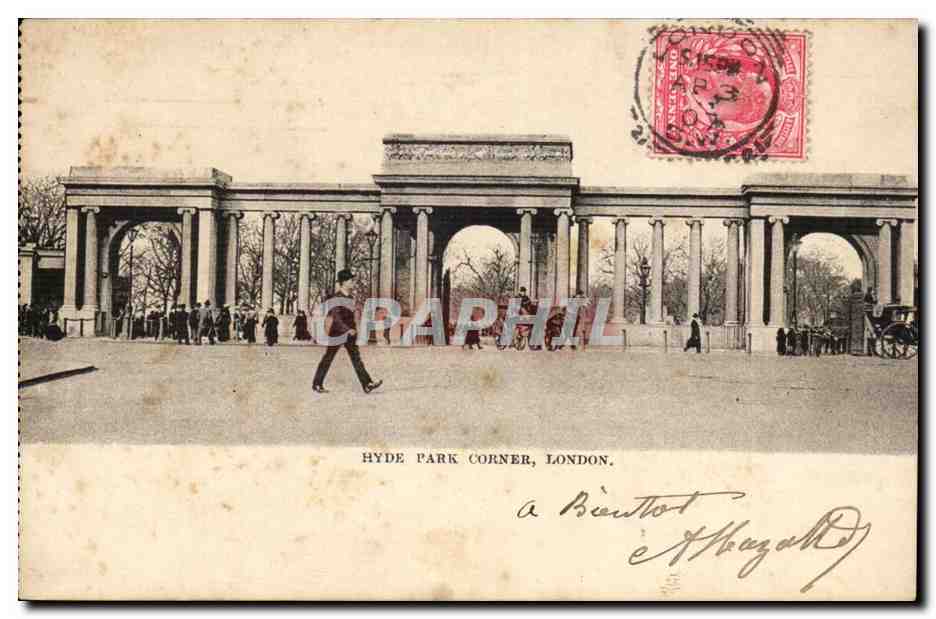 Grande Bretagne CPA London Hyde Park 