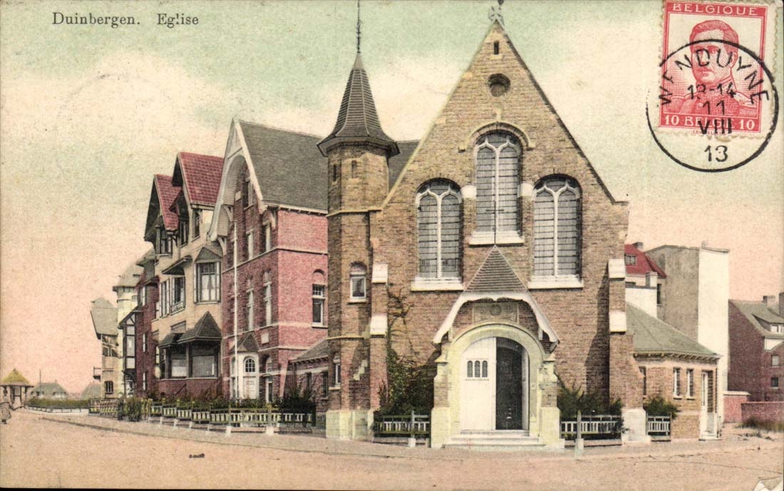 Belgique Duinbergen CPA Eglise