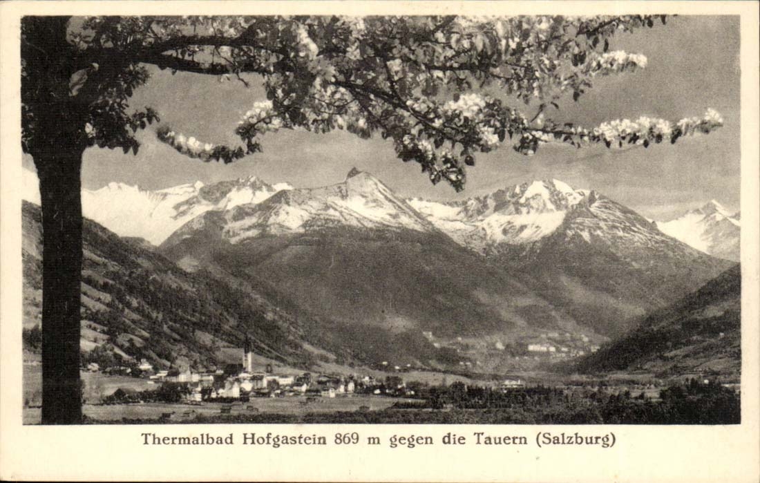 autriche Austria Osterreich Thermalbald Hofgastein gegen die Tauern Salzburg 