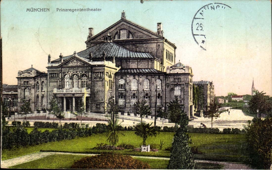 Germany Allemagne Munche CPA Prinzregententheater