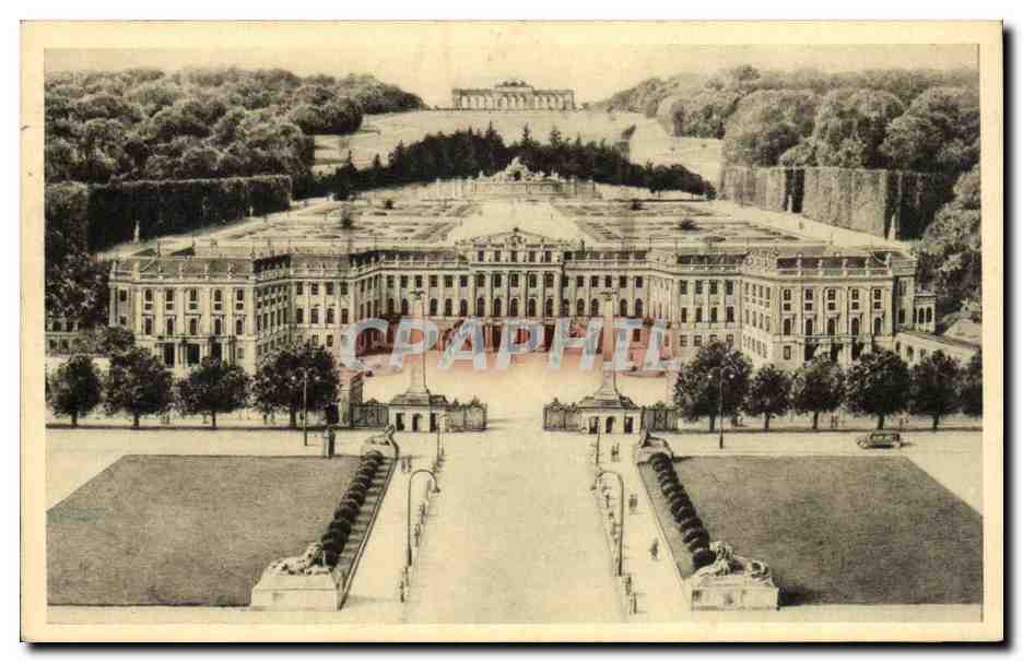CPA Austria Autriche Gruss aus Wien Schonbrunn