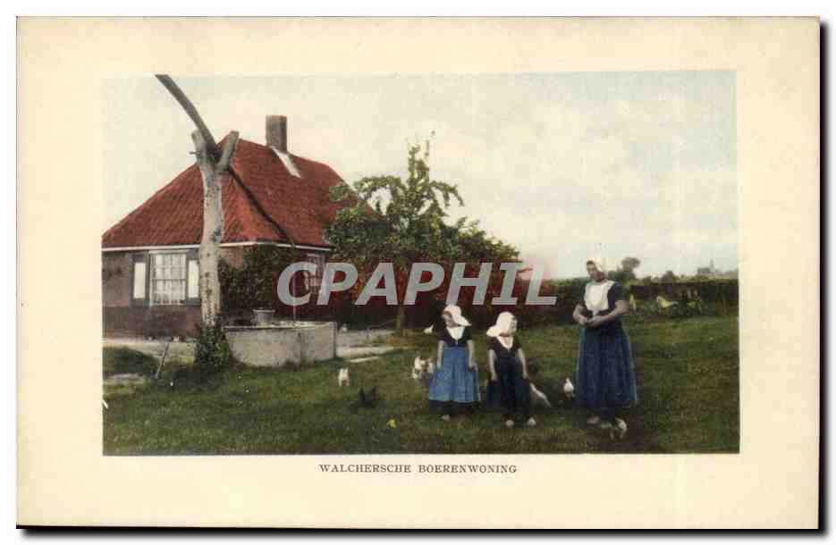 CPA Allemagne Walcherche Boerenwoning
