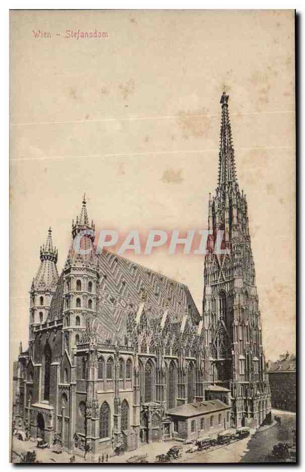 Autriche Asutria Wien CPA Stefansdom