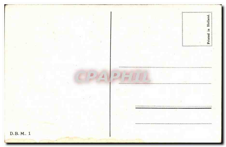 Pays Pas Netherlands Het houten molentje (folklore costumes moulin mill) — Verso