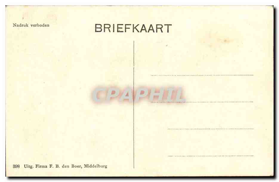 Pays Pas Netherlands Axelsch costume (Zeeland) — Verso