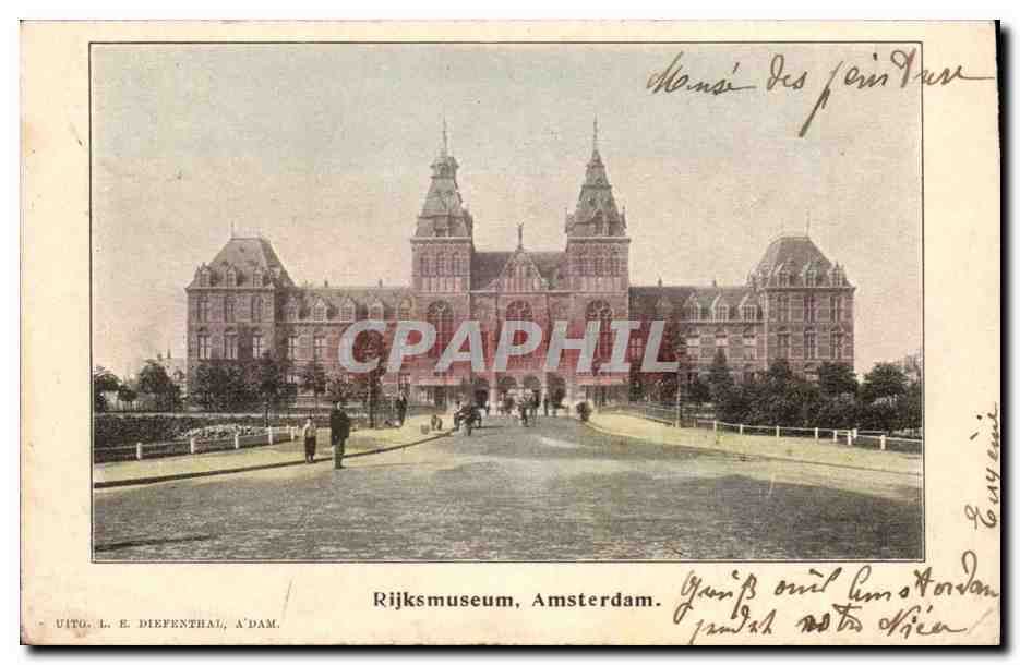 Pays Bas Amsterdam CPA Rijksmuseum ((musee)