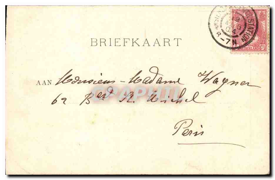 Pays Bas Amsterdam CPA Rijksmuseum ((musee) — Rückseite