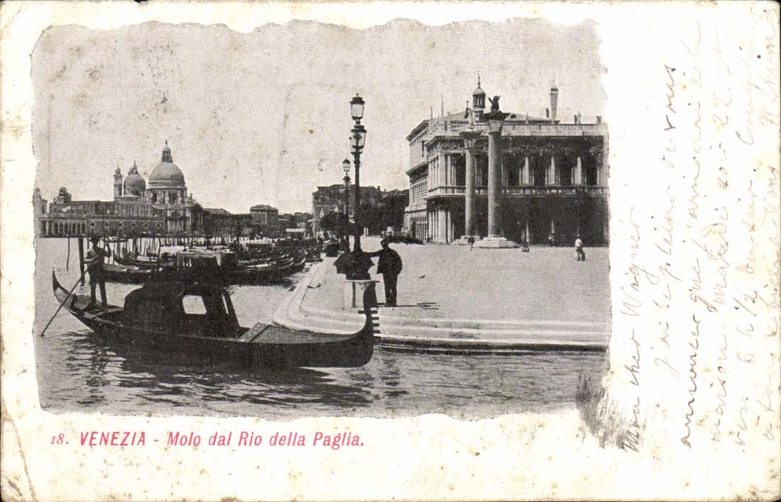 Italie italia Venezia CPA Molo dalRio della Paglia