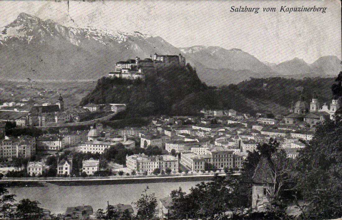 Austria Autriche Osterreich Salzburg vom Kapuzinerberg