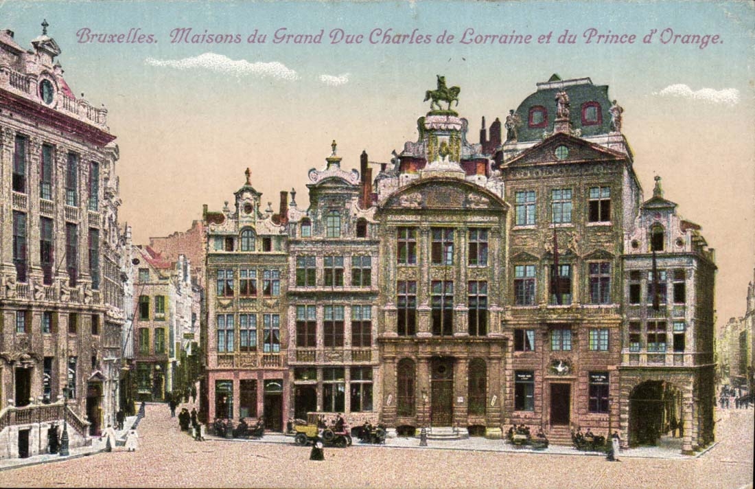 Belgique Bruxelles CPA Maisons du grand duc Charles de Lorraine et du prince d'orange