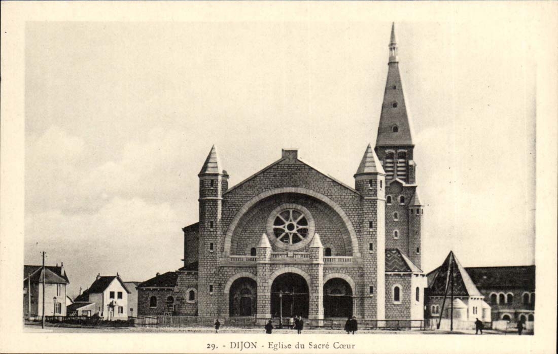 Dijon CPA Eglise du SAcre Coeur