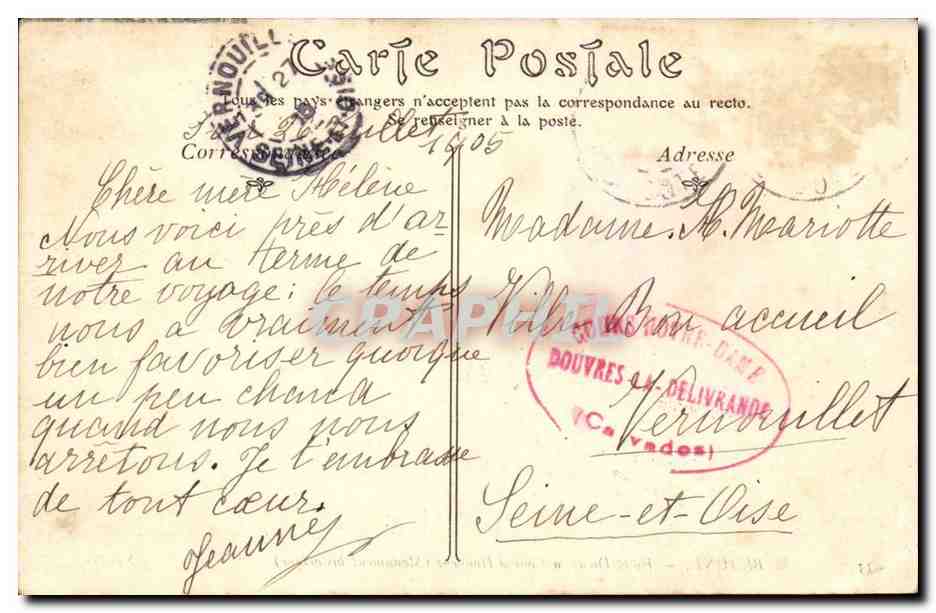 Hospices de Beaune CPA Hotel Dieu la cour d'honneur — Rückseite