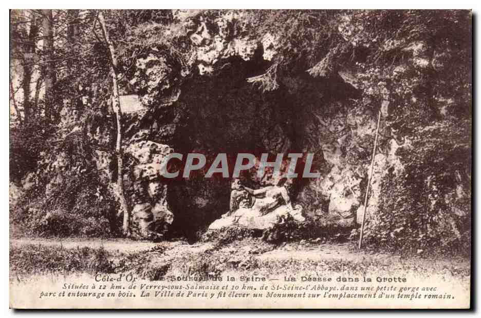 Côte-d'Or — Les Sources de la Seine — La Déesse dans la Grotte