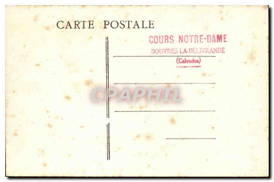 Côte-d'Or — Les Sources de la Seine — La Déesse dans la Grotte — Verso