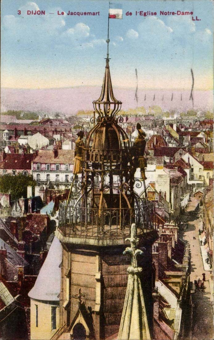 Dijon CPA Le Jacquemart de l'eglise Notre Dame