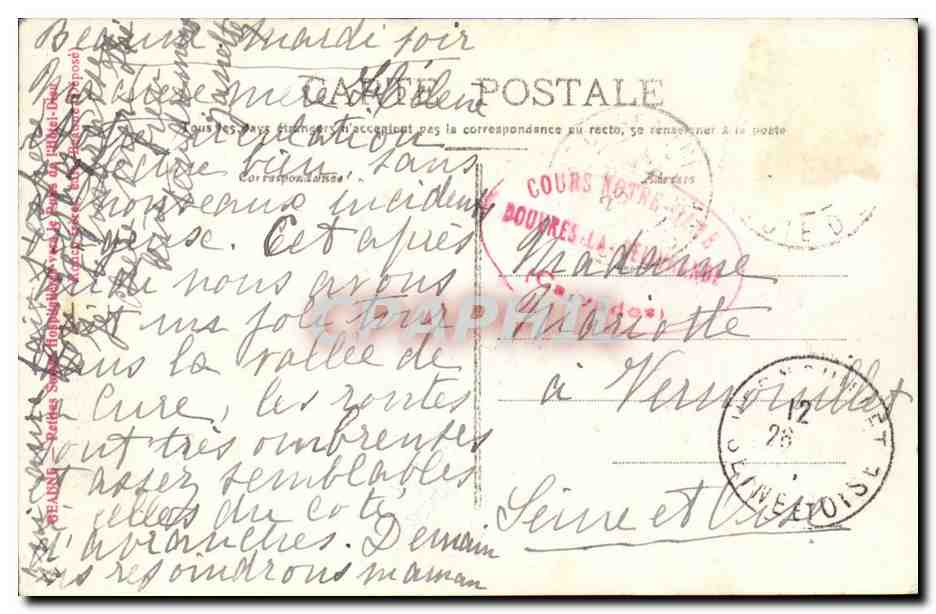 Deux enfants en costume d'ange — Boudres-la-Neuve, France — Carte postale — Reverso