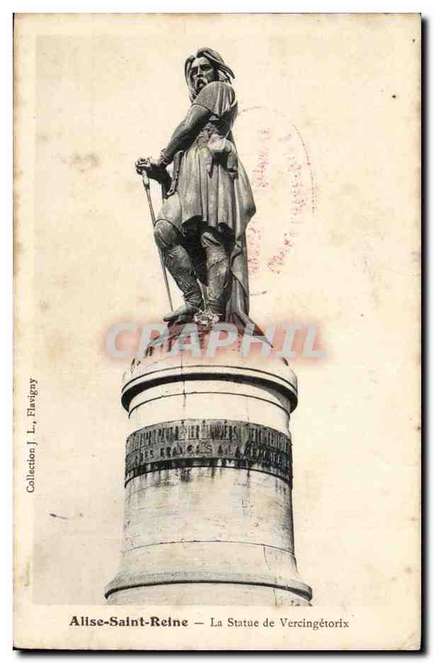 Alise-Saint-Reine — La Statue de Vercingétorix — Collection J. L. Flavigny