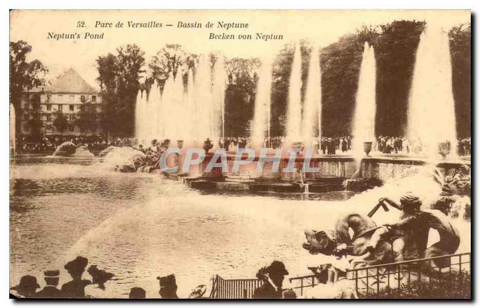 Parc de Versailles CPA Bassin de Neptune